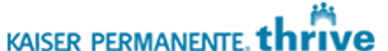 Kaiser Permanente Thrive logo